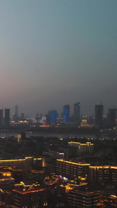 航拍中国三大名楼之首黄鹤楼旅游地标素材城市地标视频