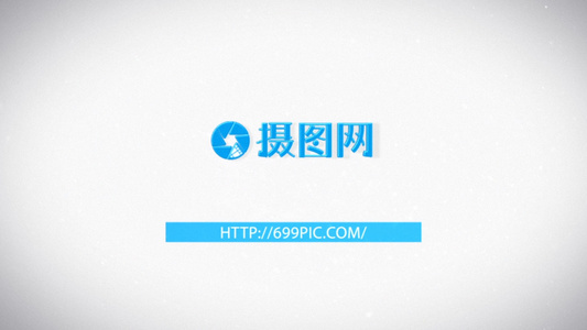 摄图网—扁平化翻转Logo展示 4K AEcc2015视频