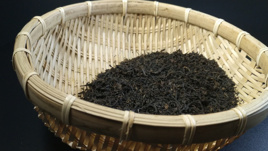 干茶红茶茶叶静物4K视频视频