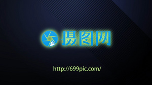 摄图网—帅气的旋转马赛克logo快速展示AE工程AEcc20158秒视频