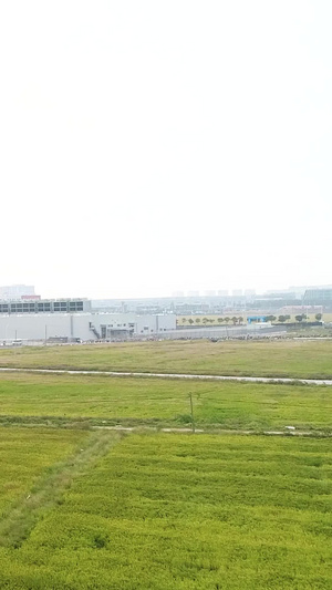 特斯拉超级工厂远景航拍视频经济贸易63秒视频
