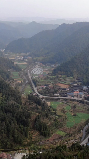 航拍湖南山区30秒视频