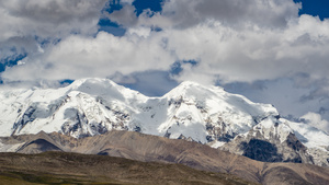 8k延时最美西藏317国道雪山冰川5秒视频