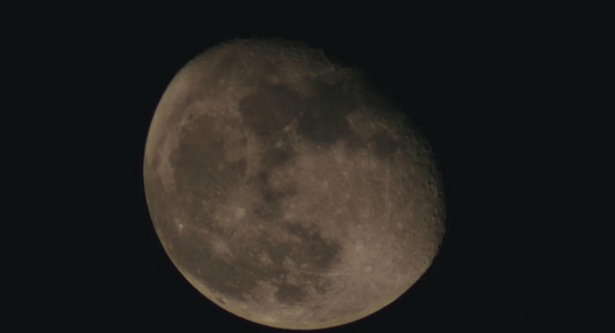 4k实拍月球月亮视频