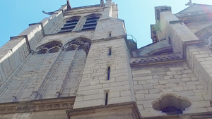 中世纪教堂的外表14秒视频