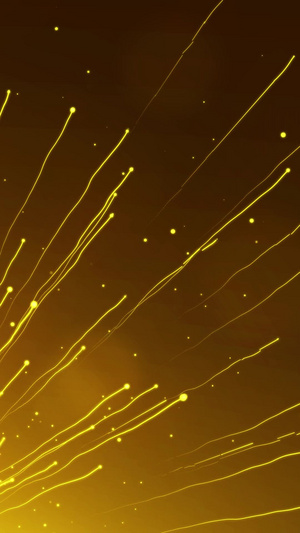 金色粒子光线20秒视频