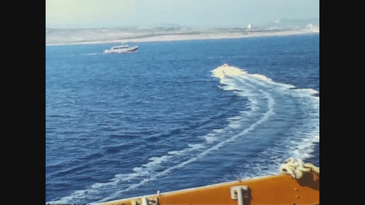 1981年麦尔塔海从渡轮看海洋视频