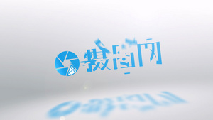 折叠变形拼贴Logo展示动画9秒视频