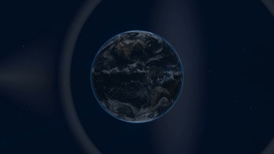 从空间的地球视图视频
