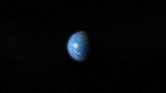 3D地球环表视频