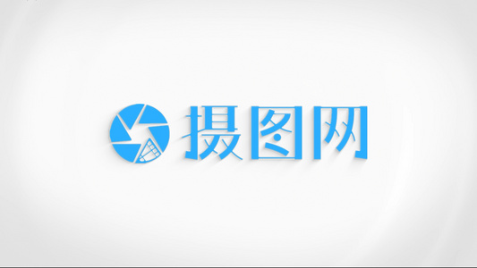 简约干净企业LOGO演绎AE模板视频