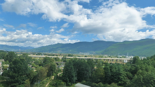 铁路沿线风景视频