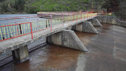 水力发电站大坝视频