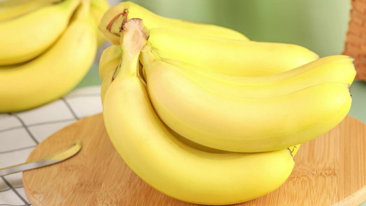 香蕉视频新鲜水果香蕉素材视频