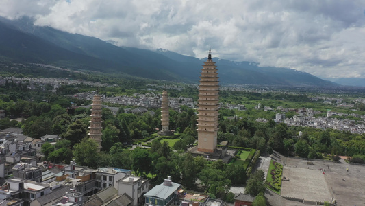 4K云南大理崇圣寺三塔视频