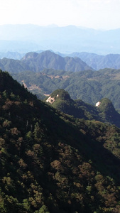 航拍5A河南尧山景区山脉山峦自然风光视频风景名胜区视频