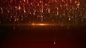 大气金色粒子雨颁奖典礼大屏背景14秒视频