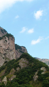 5A景区雁荡山方洞景观区火山岩层金嶂带航拍视频旅游景区视频