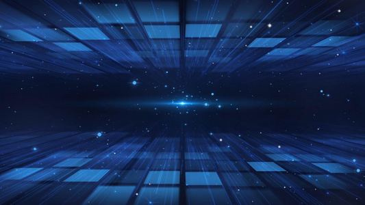 科技空间粒子背景视频