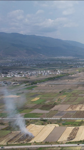 航拍农业农田土地种植基地 视频