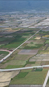 航拍农业农田土地种植基地 视频