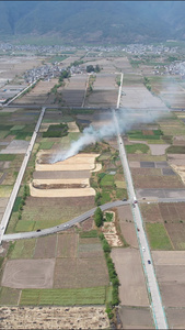 航拍农业农田土地种植基地 视频