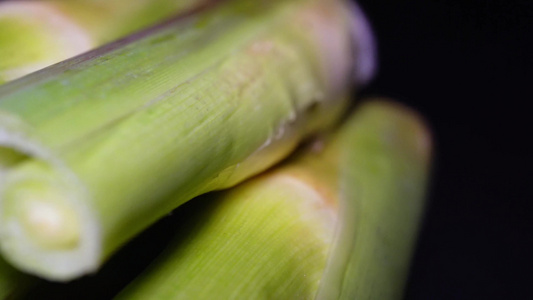 蔬菜茭白菰食材视频