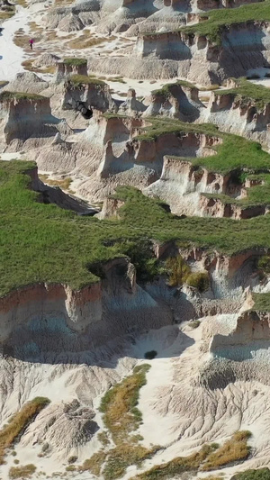 山西大同土林地质公园旅游景点30秒视频