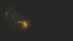 金色粒子飘扬飞舞动态后期效果展示7秒视频