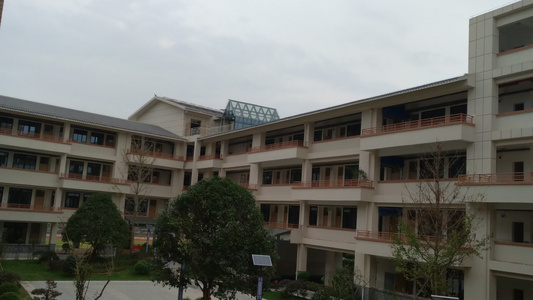 学校教学楼建筑视频