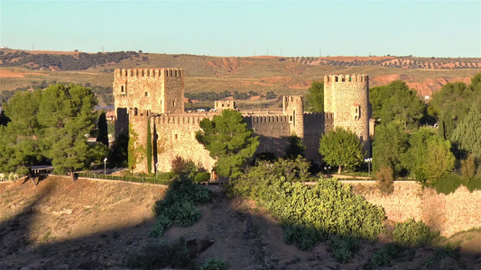 圣塞尔万多城堡西班牙托莱多视频