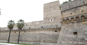 诺曼斯瓦比巴里城堡的墙壁11秒视频