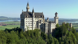 内华士万斯坦城堡在巴伐利亚德国7秒视频