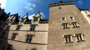 法兰西城堡的风景21秒视频