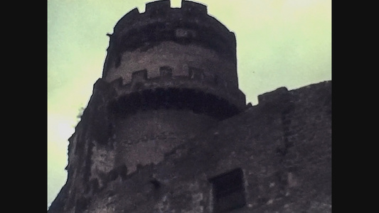 1966年统一王国中世纪城堡细节视频