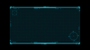 HUD科技信息面板边框10秒视频