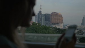 泰国曼谷乘坐公共汽车27秒视频