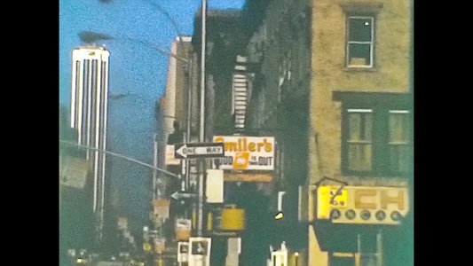 1975年纽约70年代中期的纽约街景2视频