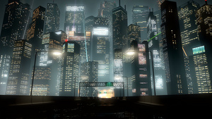 美妙的夜夜城市灯光秀13秒视频