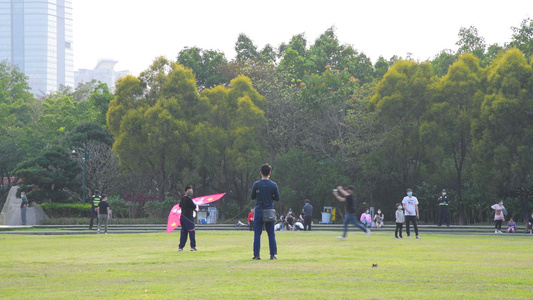 深圳莲花山风筝广场的4K视频