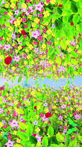 唯美的花卉背景素材鲜花歌舞背景视频