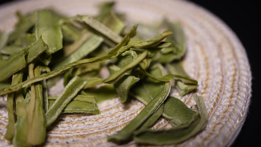 贡菜干苔干苔菜脱水蔬菜火锅食材视频