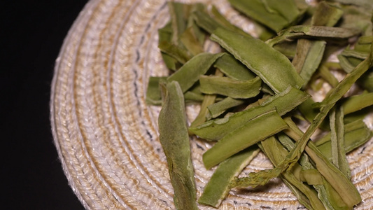 贡菜干苔干苔菜脱水蔬菜火锅食材视频