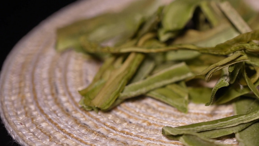 贡菜干苔干苔菜脱水蔬菜火锅食材视频