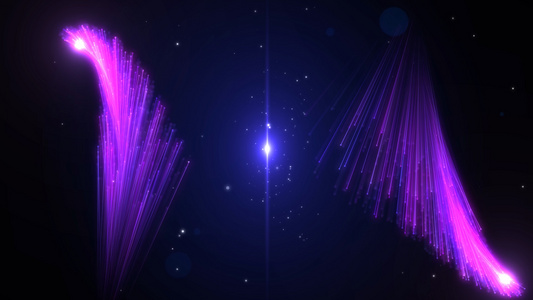 紫色梦幻粒子11款背景视频