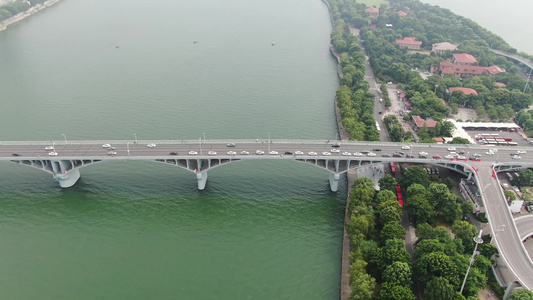 航拍道路桥梁交通运输视频