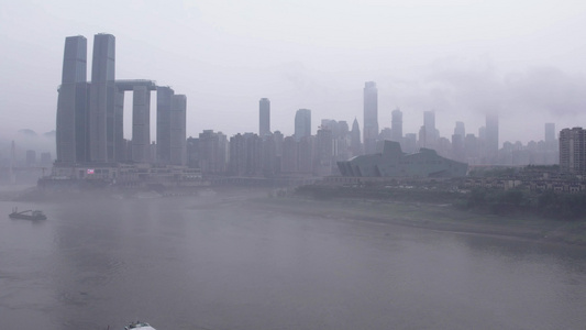 重庆地标城市航拍视频