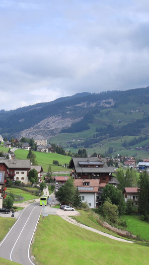 欧洲意大利阿尔卑斯多洛米蒂山区风光延时视频合集自然风光50秒视频