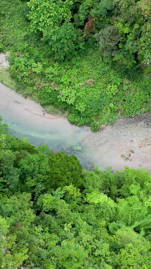 航拍贵州黔东南特俗自然环境河流视频水资源147秒视频