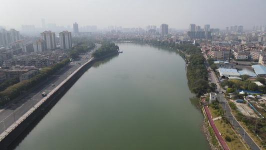 广东东莞城市建筑视频